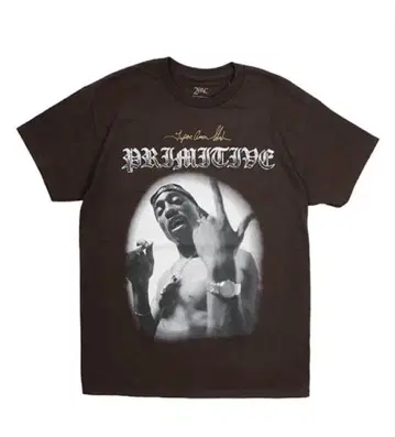 PRIMITIVE SKATEBOARDING x 2PAC 티셔츠