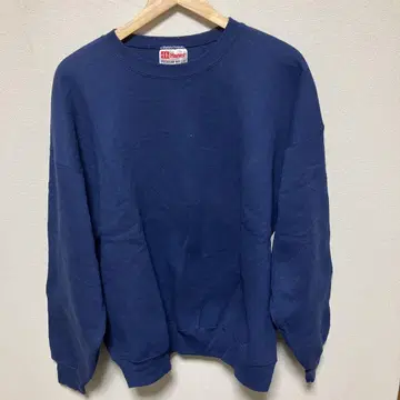 Hanes 프리미엄 웨이트 네이비 맨투맨 XL