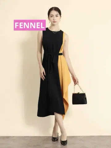 FENNEL 비대칭 원피스 미사용품 사이즈 9호 정가 29900엔