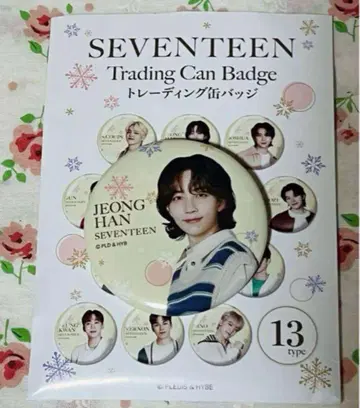 세븐일레븐 세부치 SEVENTEEN 정한 캔뱃지