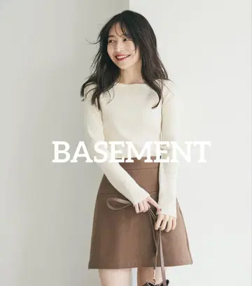 BASEMENT 스커트 숏 팬츠 베이지 S