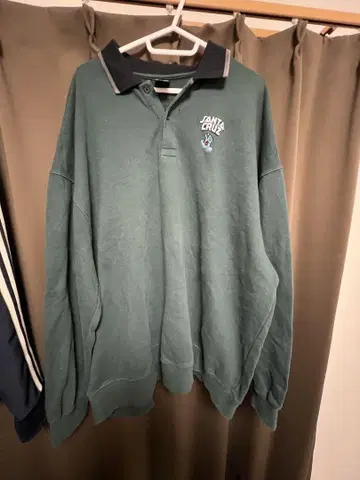 Santa Cruz 피케 셔츠 L 다크 그린