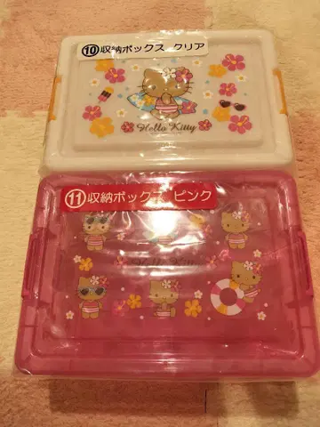 헬로키티 수납 박스 복권 일광화상