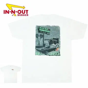 M 새상품 In-N-Out 2023 애리조나 티셔츠 남성/여성 클래식 카