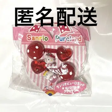 헬로키티 미미 산리오 퓨로랜드 한정판 머리끈 헤어 액세서리