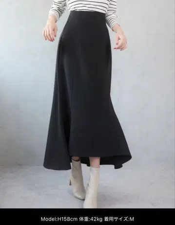 하이 웨스트 레이스업 머메이드 스커트 CENOA JUNOAH