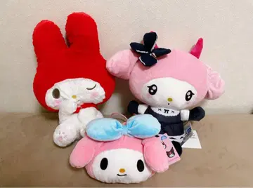 산리오 마이멜로디 봉제 인형 3개 세트