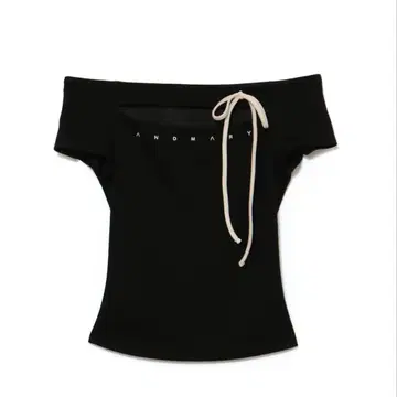 Dada ribbon tops black 앤드 마리 andmary