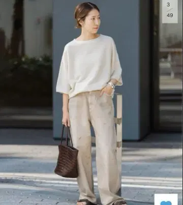 LINEN TERRY LOOSE 풀오버 프레임워크
