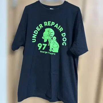 UNDER REPAIR DOG 티셔츠 97 세타가야 베이스