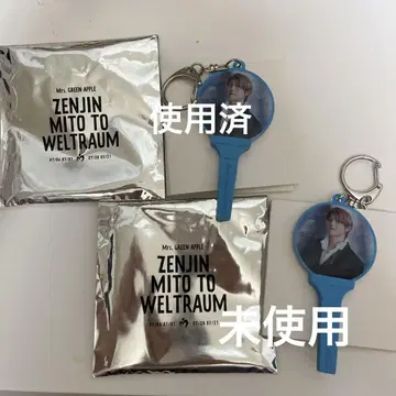 미세스 와카이 코토 젠진 가챠 부채형 키링 2개