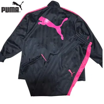 PUMA 푸마 저리 상하의 블랙&핑크 XS 사이즈