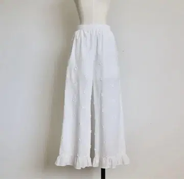 Gypsohila 지프소피아 Floret Pants 화이트 새상품