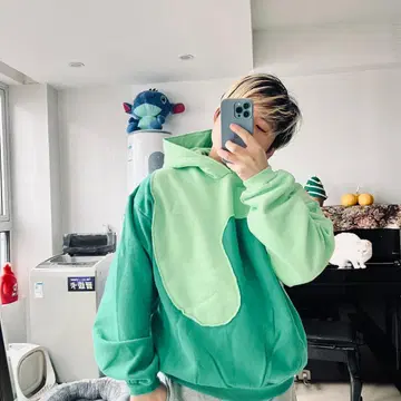 ERL SWIRL FLEECE HOODIE 후드티 JUST 착용 s