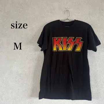 KISS 클래시컬 레드 로고 티셔츠