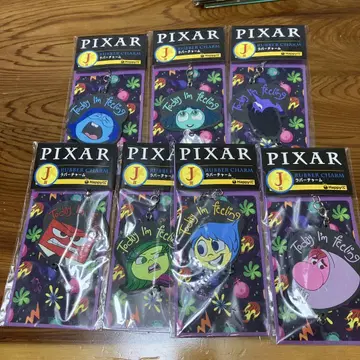해피 복권 PIXAR 인사이드 헤드 러버 참 7개 세트