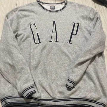 GAP 그레이 로고 맨투맨 XL