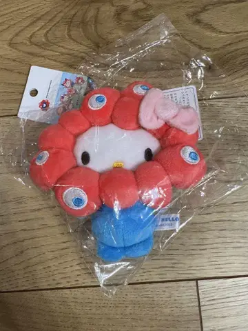 오사카 만국 박람회 산리오 밈쿠밈쿠 마스코트 키링 헬로키티