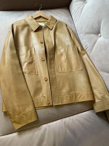 Zara 가죽 셔츠 자켓 - LIMITED EDITION