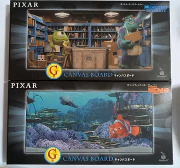 PIXAR 픽사 복권 G상 캔버스 보드 몬스터 주식회사 니모
