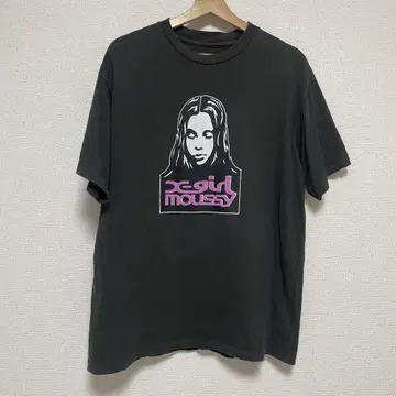 xgirl mousy 블랙 티셔츠 FREE 사이즈