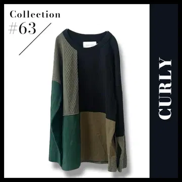 컬리 ADDINGTON LS CN TEE 하이 게이지 자카드 니트 M