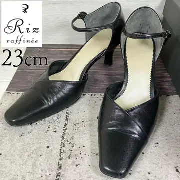 Rizraffinee 리즈라피네 23 스퀘어토 스트랩 펌프스