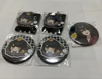 마시로 니지산지 DMM 스크래치 5종 세트 캔뱃지 키링