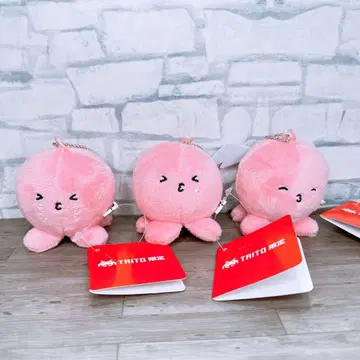 타코피의 원죄 봉제 인형 마스코트 공 체인 3종 세트