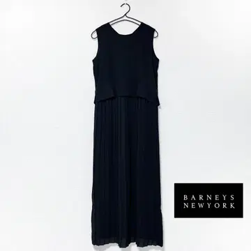 새상품급 BARNEYS NEWYORK 슬리브리스 블랙 검정 드레스
