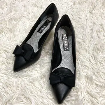 새상품급 DIANA 다이애나 펌프스 오페라 스틸레토 리본 24cm