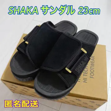 SHAKA 통굽 샌들 플랫폼 블랙 23cm