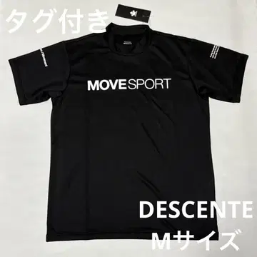 데상트 무브 스포츠 스무스 모크넥 셔츠 블랙 M 택 포함