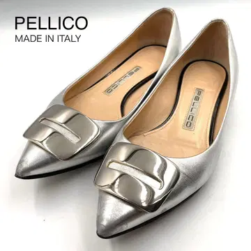 PELLICO 펠리코 플랫 아넬리 피비아 실버 버클
