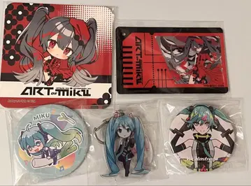 하츠네 미쿠 artmiku ESP 캔뱃지 코스터 카드