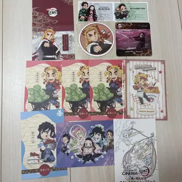 귀멸의 칼날 ufotable Cafe 포스카 렌고쿠 쿄쥬로 코스터