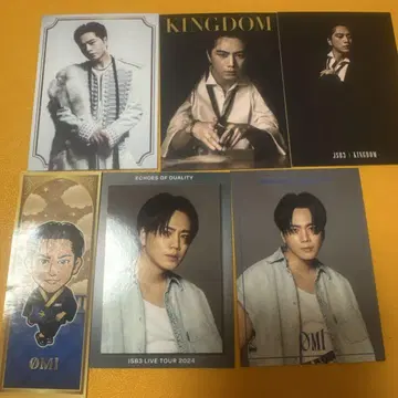 3대째 J Soul Brothers OMI 포토 카드 세트