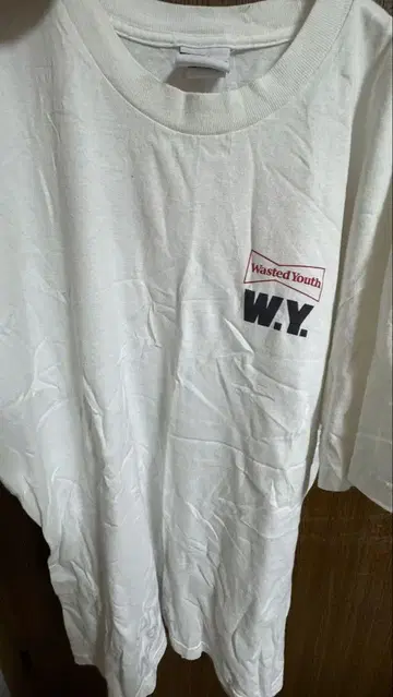 Wasted Youth XL 티셔츠 화이트