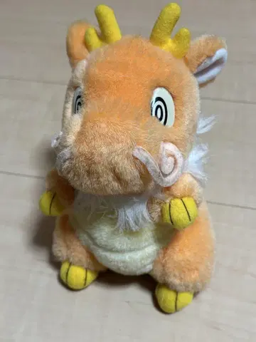 히로쿤 하우스 용 드래곤 봉제 인형 오렌지 레트로 띠