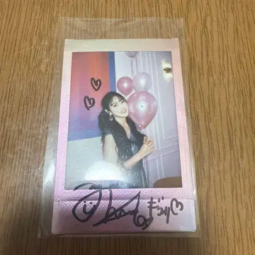 KARA 규리 친필 사인 폴라로이드