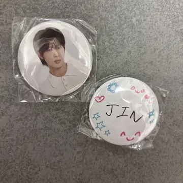 BTS JIN RUNSEOKJIN 일본 한정판 캡슐 토이 캔뱃지 2개