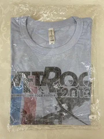 METROCK 2013 티셔츠 XS 사이즈 라이트 블루
