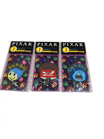 PIXAR 인사이드 헤드 키링 3개 세트