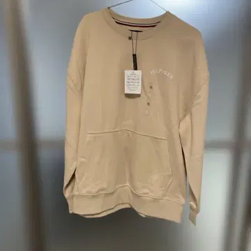 HILFIGER 베이지 크루넥 트레이닝복