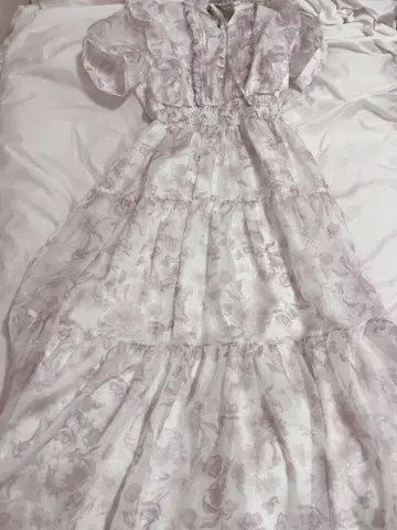 evelyn 라메 프릴 꽃무늬 op