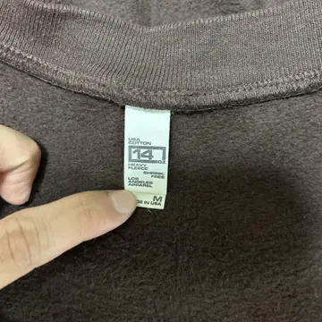 Los Angeles apparel 맨투맨 초콜릿 브라운