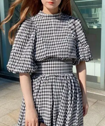 snidel 깅엄 체크 셋업 원가 29,920엔