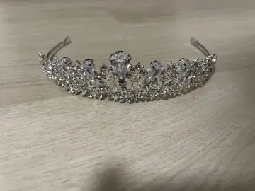 BRIDEME 티아라 지르코니아 결혼식 브라이덜