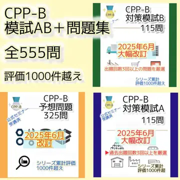 CPP-B 조달 프로페셔널 자격요건 모의고사 AB&문제집 555문제 세트
