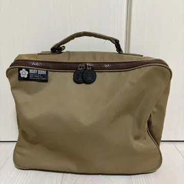 MARY QUANT 베이지 보스턴 백